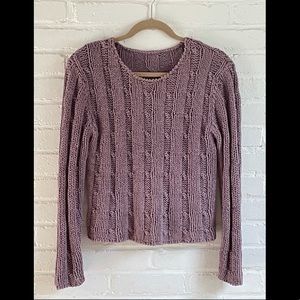 Sundance Purple Knit Sweater
